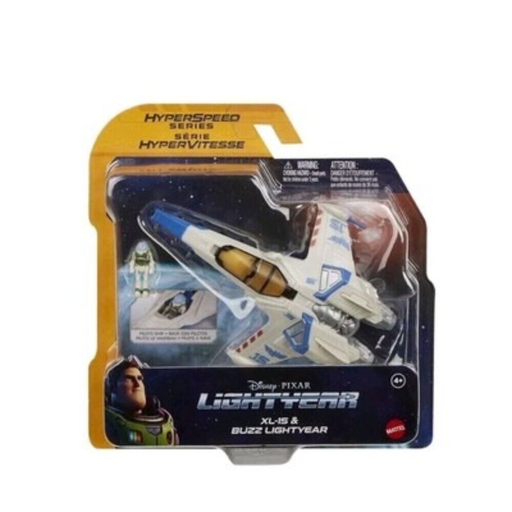 Disney Pixar Lightyear Hyperspeed Series XL-15 Spaceship & Buzz Lightyear Figure